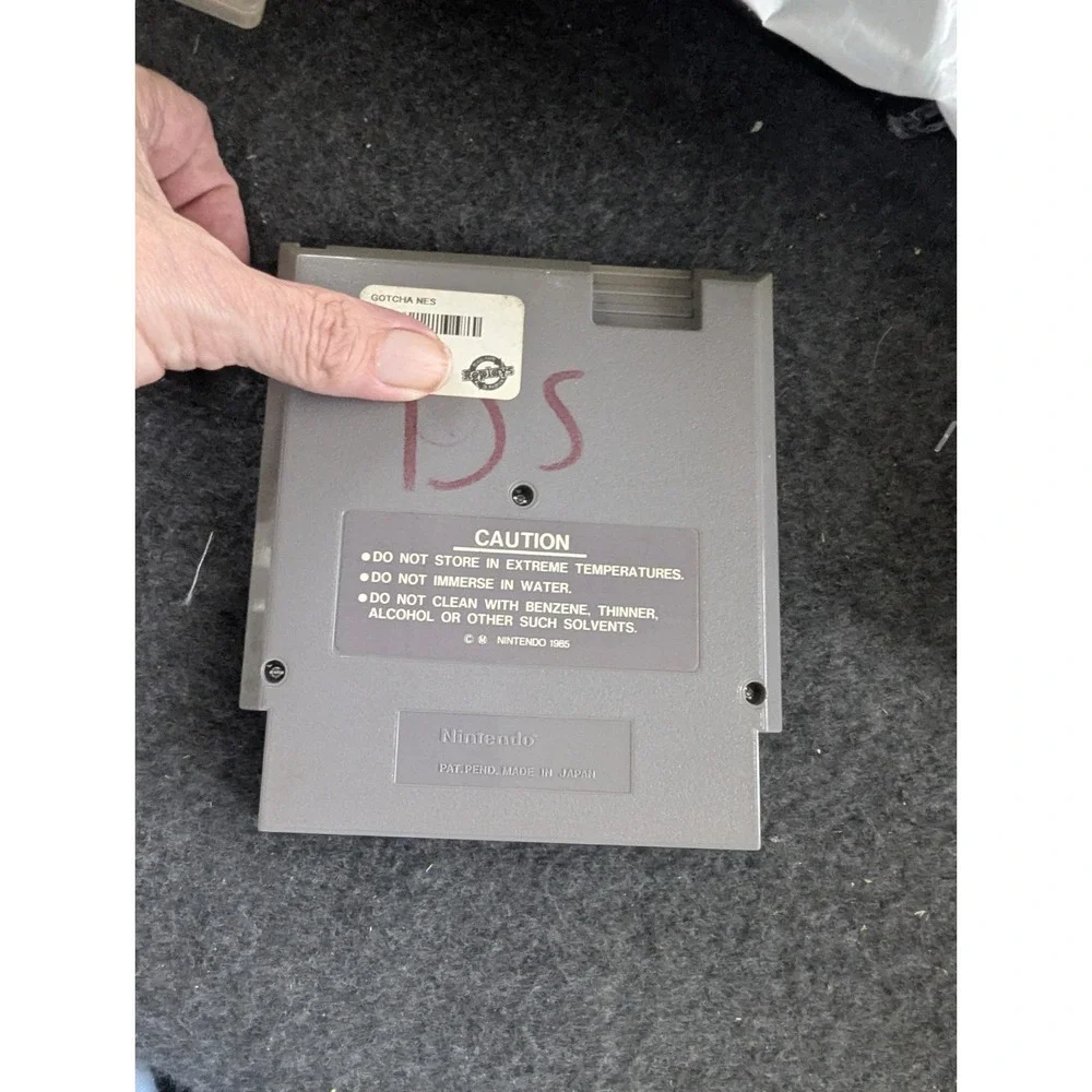Gotcha (Nintendo NES, 1987) Game & Manual‎ Authentic Cartridge Vintage